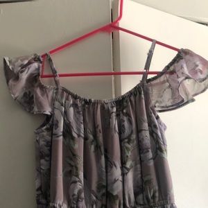 Purple floral size 14 children’s place dress